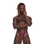 Male Power Sport Mesh Sport Thong Burgundy S/M - Royal Sins