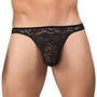 Male Power Stretch Lace Bong Thong Black S/M - Royal Sins