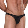 Male Power Stretch Lace Wonder Bikini Black Med - Royal Sins
