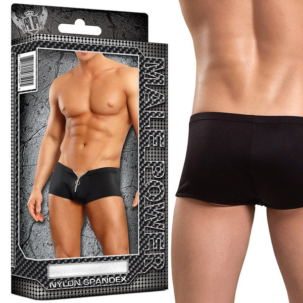 Male Power Zipper Shorts L/XL Underwear - Royal Sins