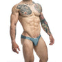 MaleBasics JUSTIN + SIMON Classic Bikini Metal Green XL - Royal Sins
