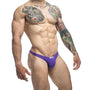 MaleBasics JUSTIN + SIMON Classic Tanga Purple 2XL - Royal Sins