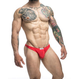MaleBasics JUSTIN + SIMON Classic Tanga Red 2XL - Royal Sins