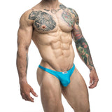 MaleBasics JUSTIN + SIMON Classic Tanga Turquoise 2XL - Royal Sins