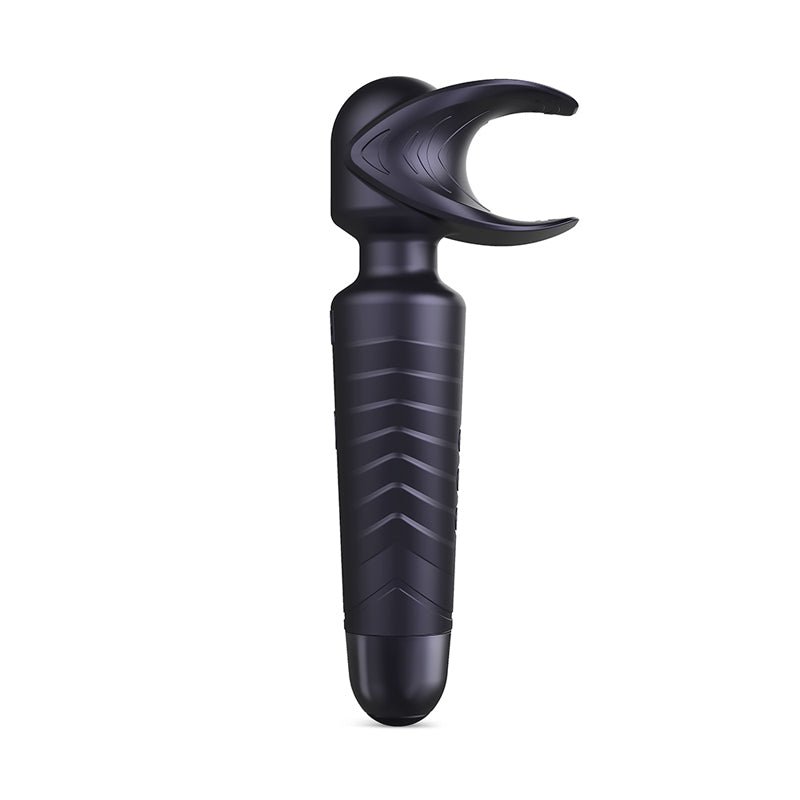 MAN WAN Man.Wand Evo 2 - in - 1 Frenulum Stimulator & Wand with Crescendo Black Plum - Royal Sins