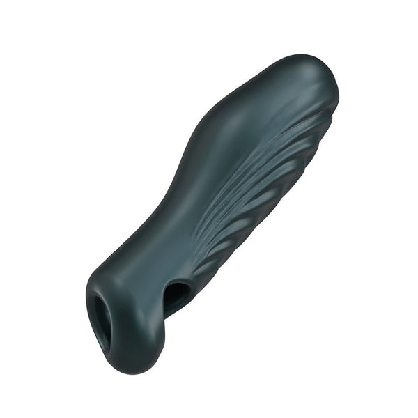 MAN WAN Ryzer Penis Extender and Soft Masturbating Sleeve Pine Grey - Royal Sins