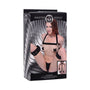 Master Series Acquire Easy Access Thigh Harness with Wrist Cuffs - Royal Sins