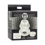 Master Series Ass Bung Clear Hollow Anal Dilator 3 in. - Royal Sins