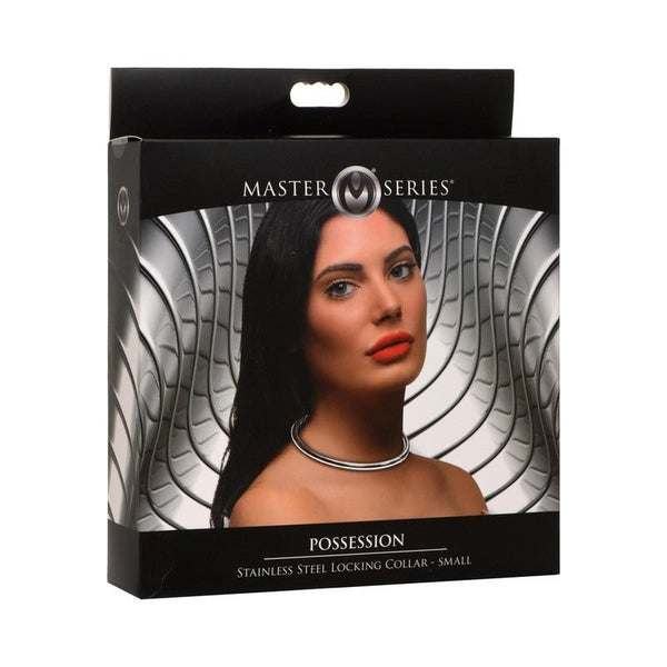Master Series Possession Stainless Steel Locking Collar S - Royal Sins