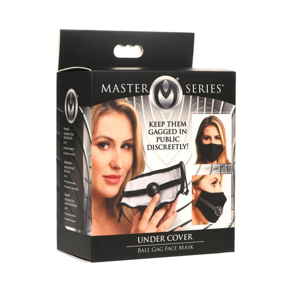 Master Series Under Cover Ball Gag Face Mask - Royal Sins