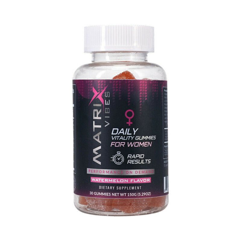Matrix Daily Vitality Gummies for Women Watermelon 30 - Pack 5 oz. Bottle - Royal Sins