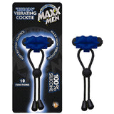 Maxx Men Blue Lips Vibrating Cocktie Lasso/Bolo 10 Function Waterproof Blue - Royal Sins