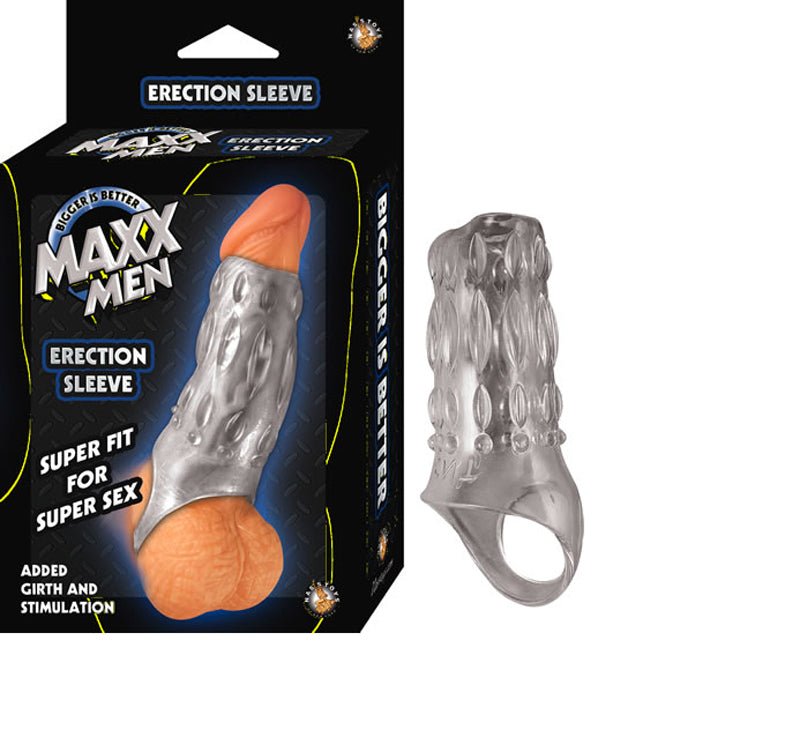 Maxx Men Erection Sleeve (Clear) - Royal Sins