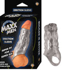 Maxx Men Erection Sleeve (Clear) - Royal Sins
