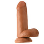 Medium Suction Cup Dildo with Balls - 6 Inch - Royal Sins