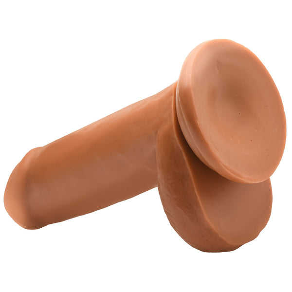 Medium Suction Cup Dildo with Balls - 6 Inch - Royal Sins