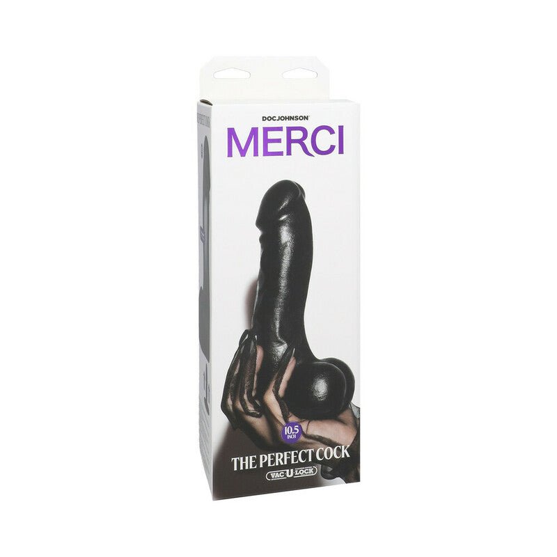 Merci The Perfect Cock 10.5 in. Dildo with Removable Vac - U - Lock Suction Cup - Royal Sins