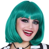 Mid - Length Bob Wig Teal - Royal Sins