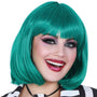 Mid - Length Bob Wig Teal - Royal Sins
