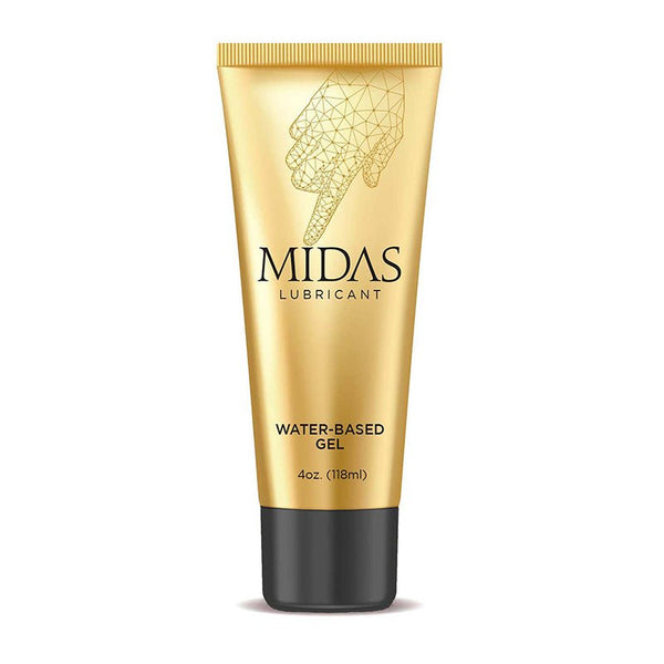Midas Water - Based Gel Lubricant 4 oz. - Royal Sins