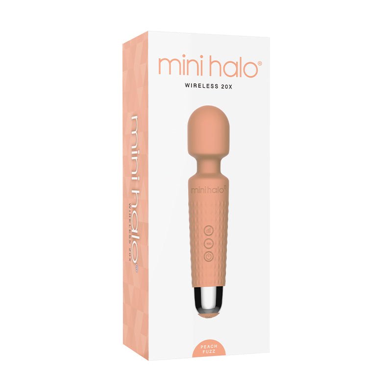 Mini Halo Wireless Wand 20X Silicone Peach Fuzz - Royal Sins