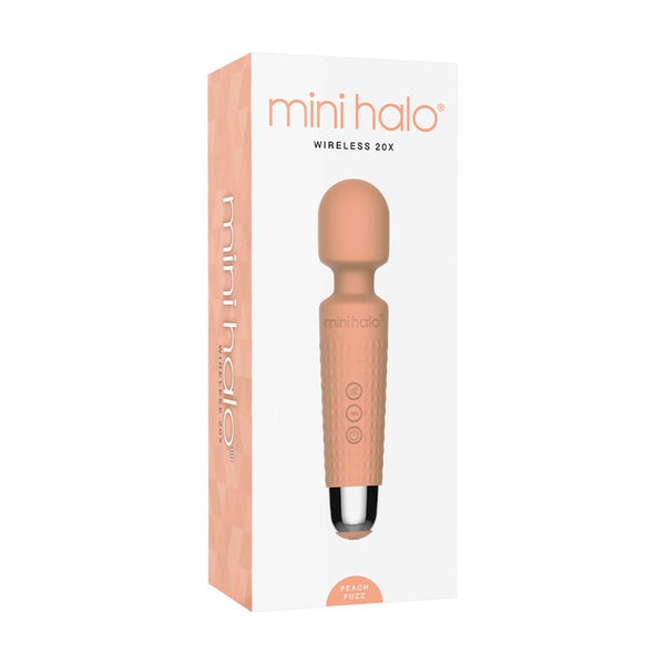 Mini Halo Wireless Wand 20X Silicone Peach Fuzz - Royal Sins