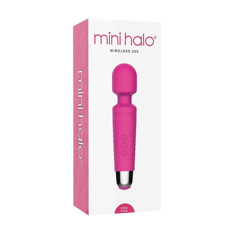 Mini Halo Wireless Wand 20X Silicone Pink Pink - Royal Sins