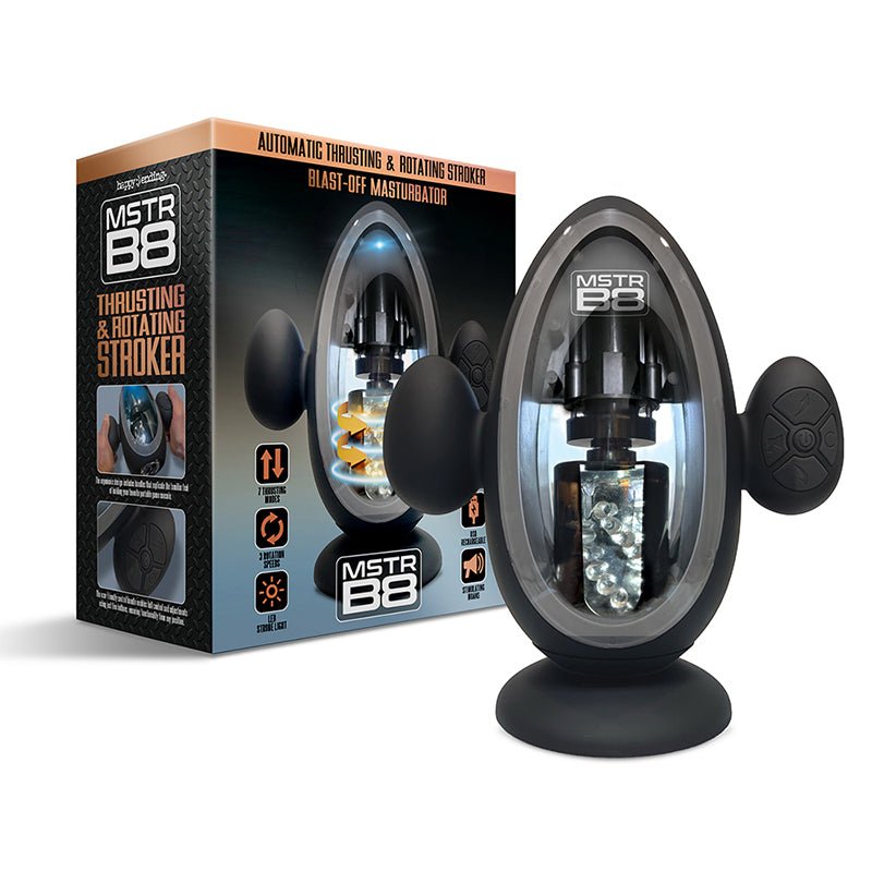 MSTR B8 Blast Off Automatic Thrusting and Vibrating Stroker - Royal Sins