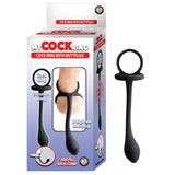 My Cockring Cockring With Weighed Buttplug Black - Royal Sins