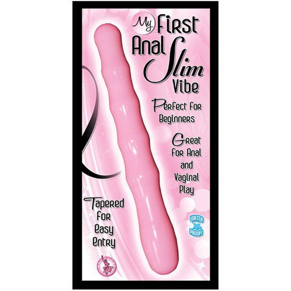 My First Anal Slim Vibe Waterproof (Pink) - Royal Sins