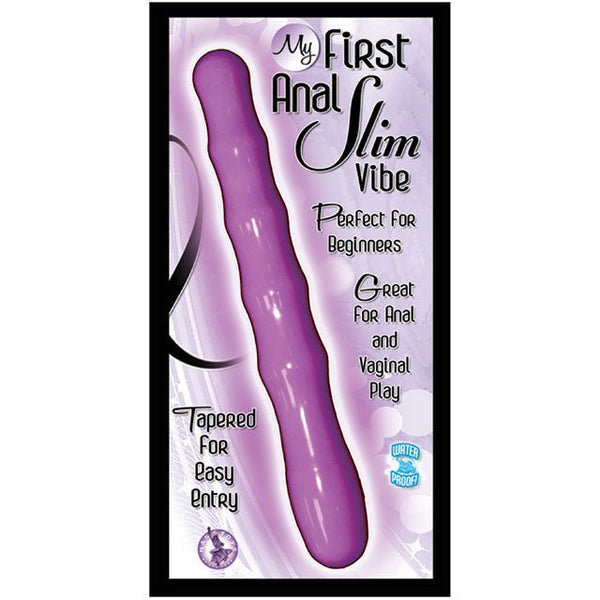 My First Anal Slim Vibe Waterproof (Purple) - Royal Sins