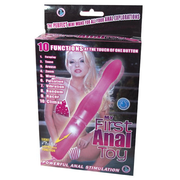 My First Anal Toy Multispeed Waterproof (Pink) - Royal Sins