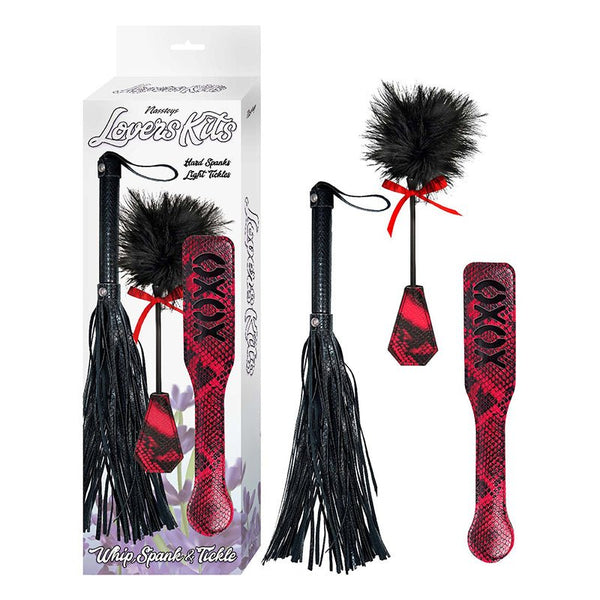Nasstoys Lovers Kits Whip, Spank & Tickle 3 - Piece Set - Royal Sins
