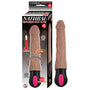 Natural Realskin Hot Cock 1 Fully Bendable 12 Function USB Cord Included Waterproof Brown - Royal Sins