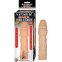 Natural Realskin Penis Xtender With Removable Bullet Waterproof Flesh - Royal Sins