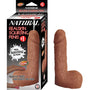 Natural Realskin Squirting Penis 1 Brown - Royal Sins