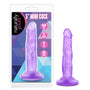 Naturally Yours 5 in. Mini Cock Realistic Dildo Purple - Royal Sins