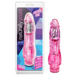 Naturally Yours Fantasy Vibe Realistic 8.5 in. Vibrating Dildo Pink - Royal Sins