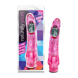 Naturally Yours Mambo Vibe Realistic 9 in. Vibrating Dildo Pink - Royal Sins