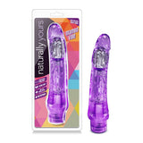 Naturally Yours Mambo Vibe Realistic 9 in. Vibrating Dildo Purple - Royal Sins