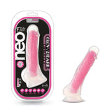 Neo Elite Glow in the Dark Viper 7 in. Dual - Density Dildo Neon Pink - Royal Sins