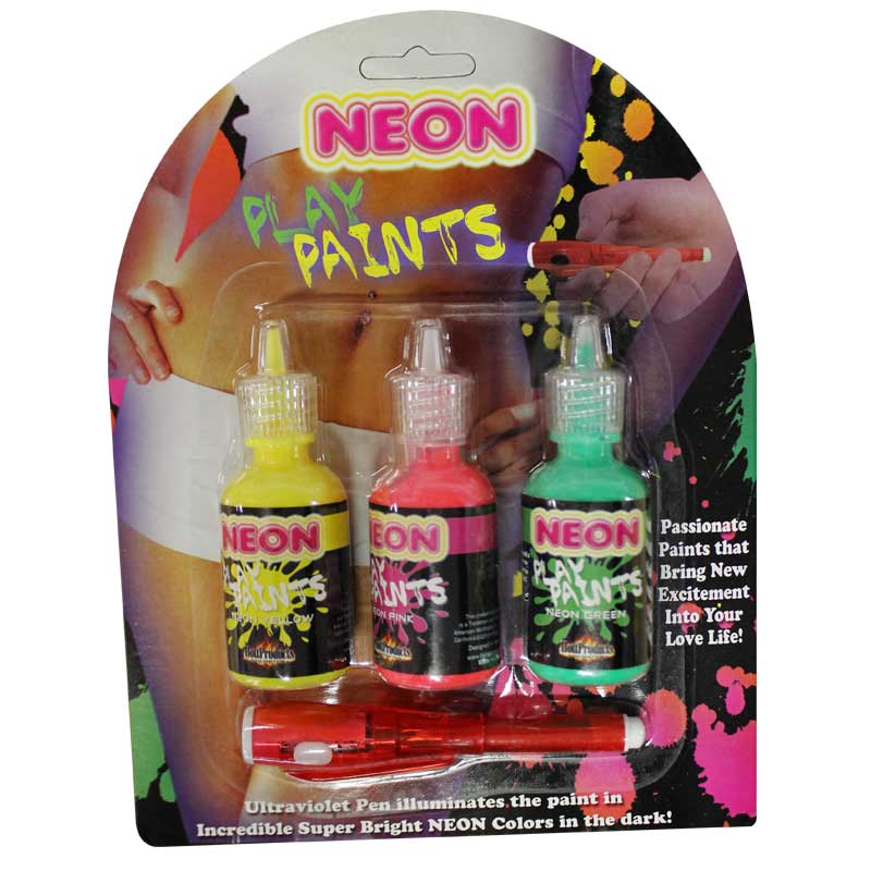 Neon Body Paints 3pk Card - Royal Sins