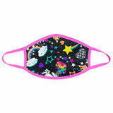 Neva Nude Girl Crush Neon UV Pink Face Mask - Royal Sins