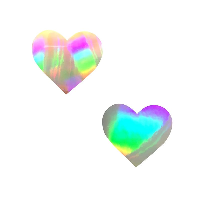 Neva Nude Pasty I Heart U Holographic Set of 6 - Royal Sins