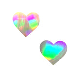 Neva Nude Pasty I Heart U Holographic Set of 6 - Royal Sins