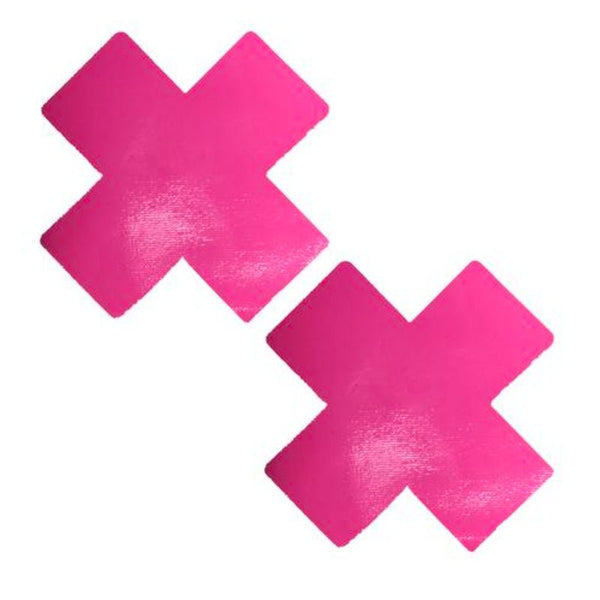 Neva Nude Strawberry Fruitella Wet Vinyl Pink X Factor Pasties - Royal Sins