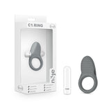 Noje C1.Ring Rechargeable Vibrating Silicone Cockring Slate - Royal Sins