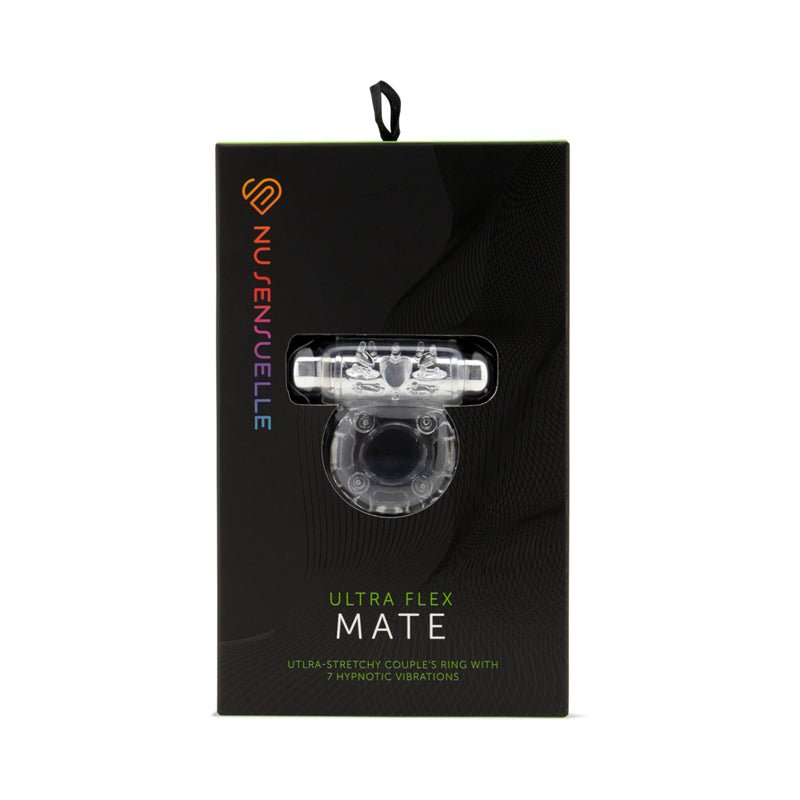 Nu Sensuelle Mate Ultra Flex Couple's Ring Clear - Royal Sins