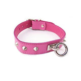 O - Ring Studded Thin Collar - PURPLE - Royal Sins