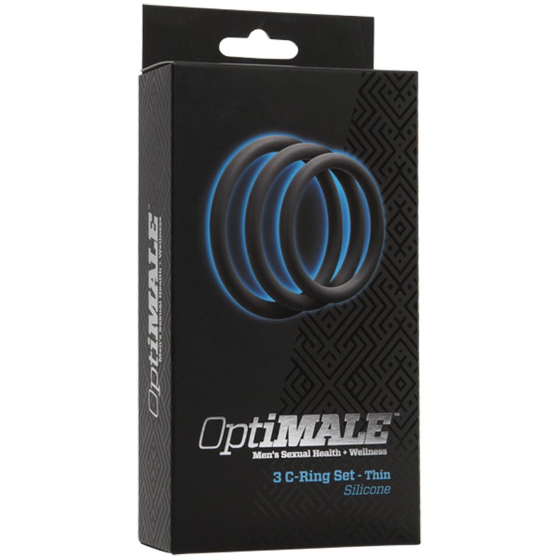 OptiMALE * 3 C - Ring Set * Thin Slate - Royal Sins